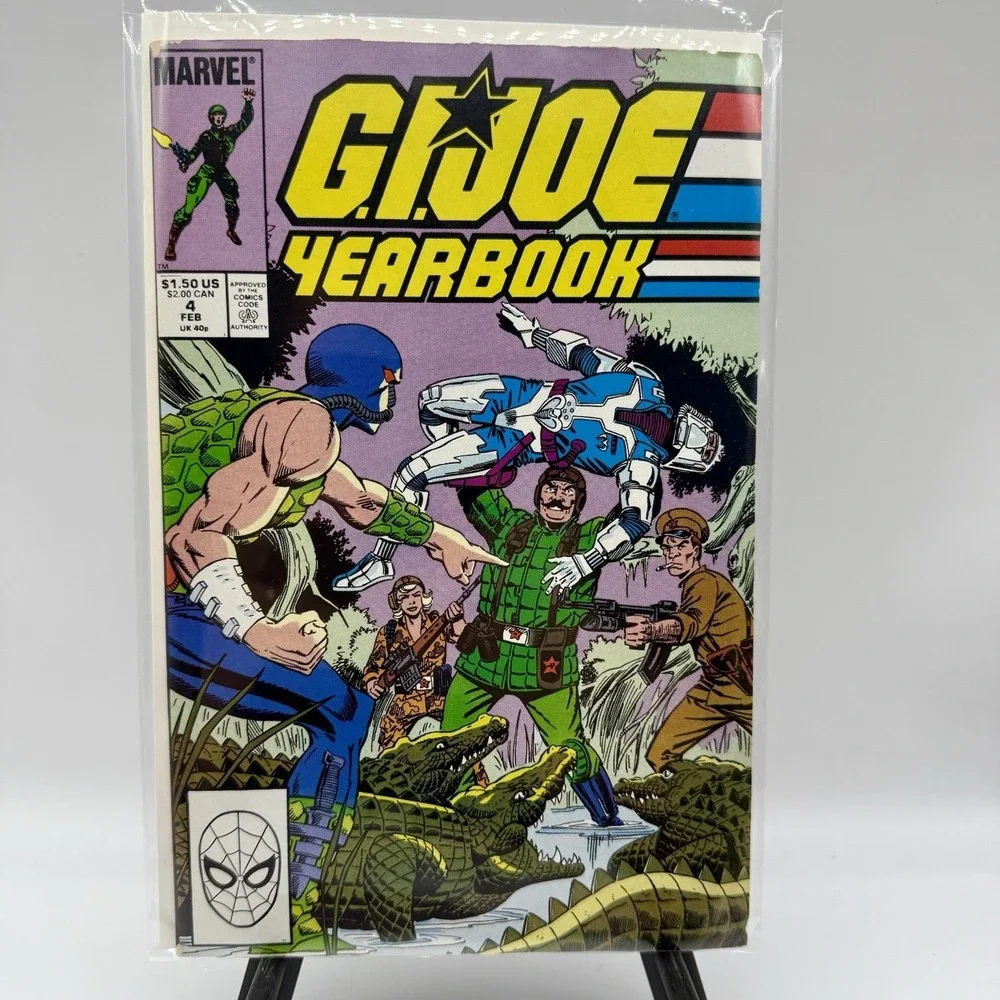 G.I. Joe Yearbook‎ #4 1988 Marvel Comics Bagged And Boarded